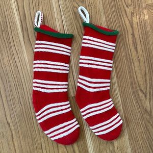 Two Knit Christmas Stockings